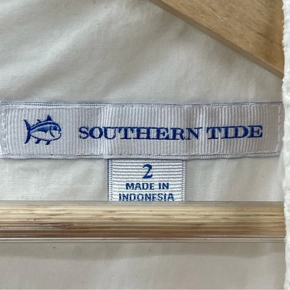 SOUTHERN TIDE BOHO HAZEL EYELET BEACH DRESS ROMANTIC CLEAN GIRL SIZE 2 - Picture 10 of 12